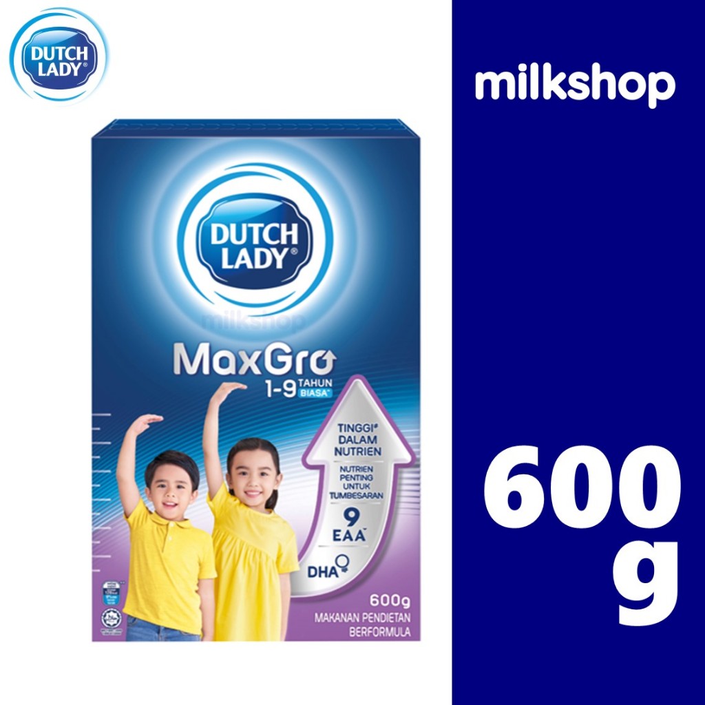 Dutch Lady MaxGro Biasa 600g (1-9 years old) 9556166010151 Plain ...