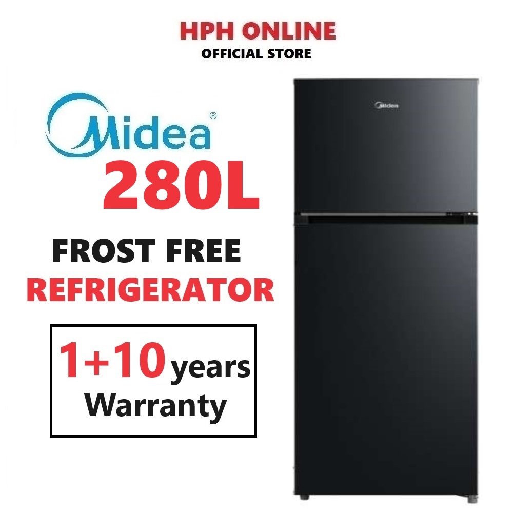 Midea 200L - 330L 2 Door Fridge Refrigerator MDRT267MTB30 MDRT306MTB30 ...