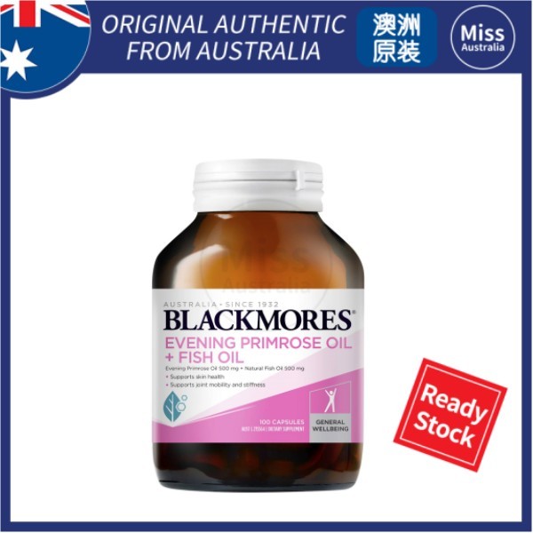Blackmores Evening Primrose Oil Fish Oil Capsules 100 Pack Shopee Malaysia