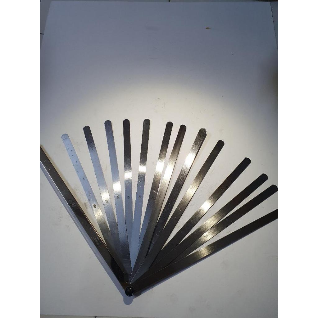HUNTER 12" Feeler Gauge (13 blades) 0.05mm - 1mm [Made in Germany ...