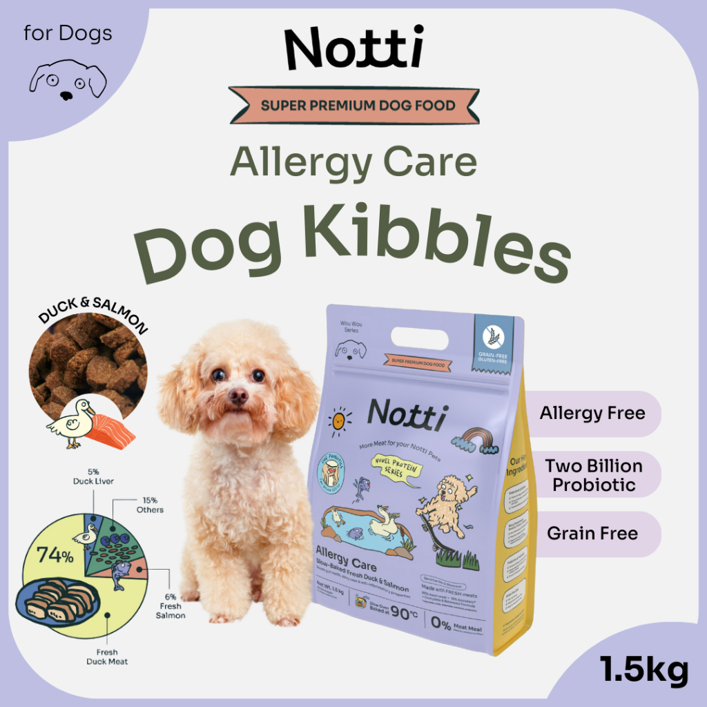 Curated visual reference: Gallery Detail: 1 5Kg Notti Allergy Care Slow Baked Fresh Duck Salmon
