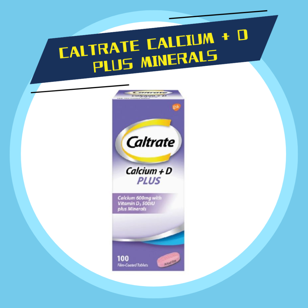 Caltrate Calcium + D Plus 100 Tablets exp: 04-2025 | Shopee Malaysia