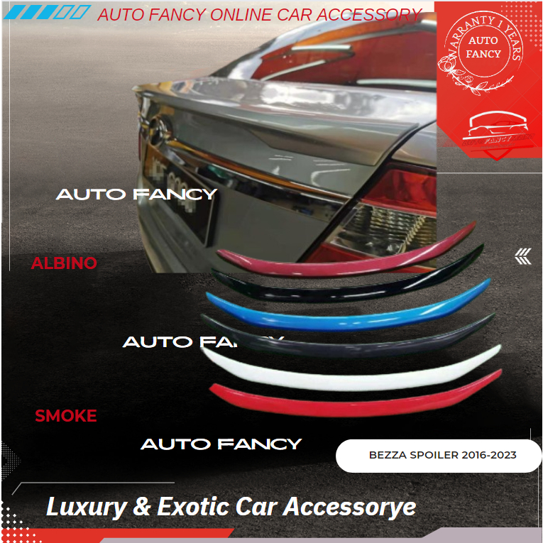 Perodua Bezza 2016-2023 ORIGINAL Rear Lip Spoiler ABS Material Cranet ...