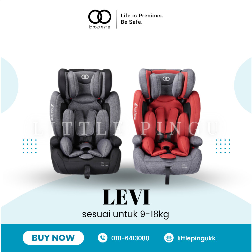 Koopers Levi Baby Car Seat ECE R44/04 Approved Shopee Malaysia