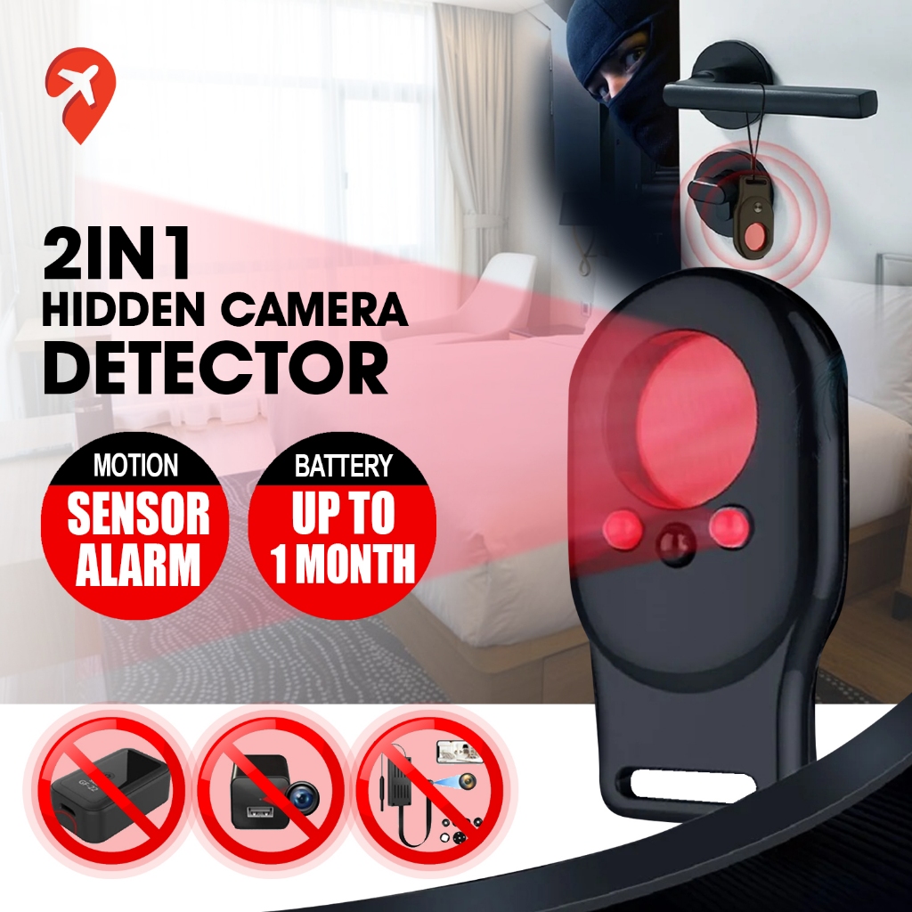 Hidden Camera Detector With Motion Sensor Alarm 