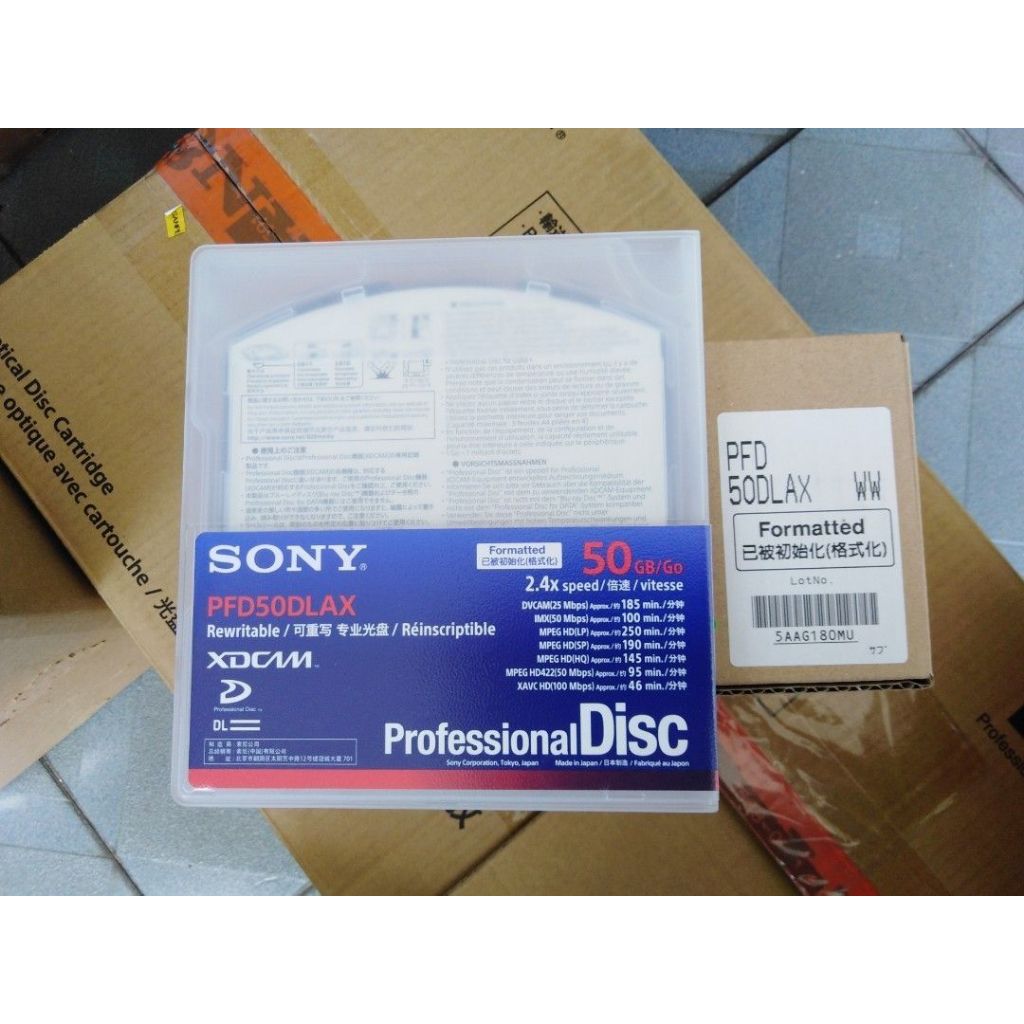 Sony PFD50DLAX XDCAM 50GB Dual Layer Professional Disc Sony PFD50DLAX XDCAM 50GB Dual Layer Professional Disc