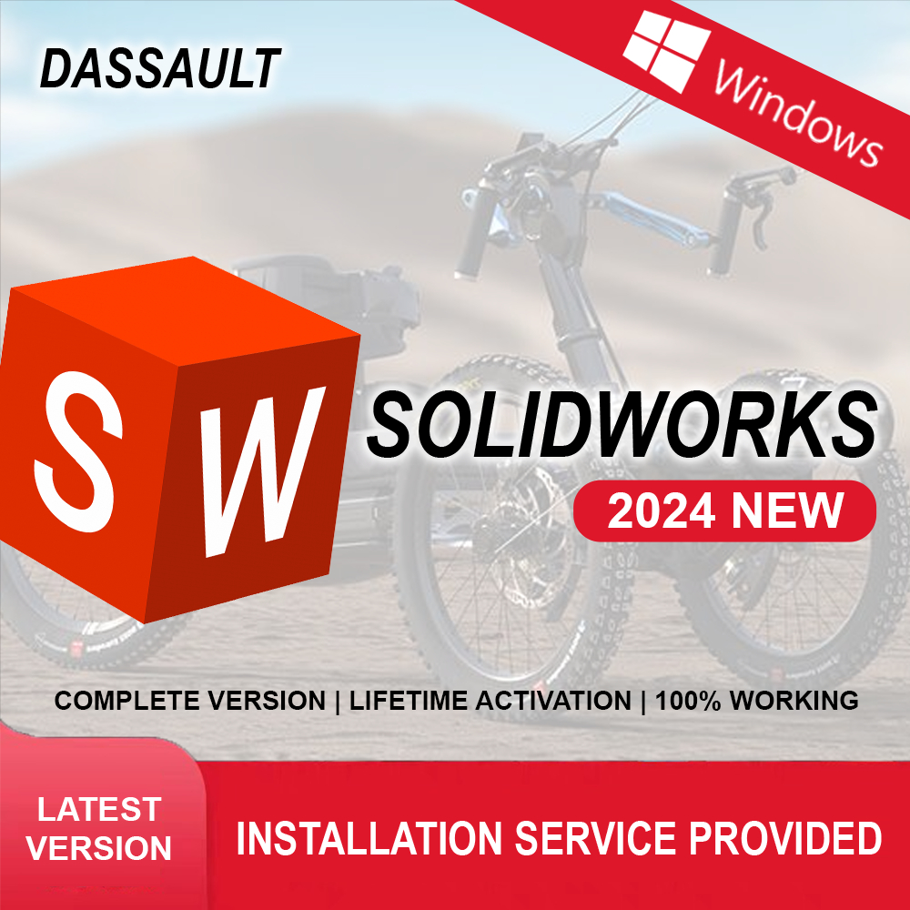 SOLIDWORKS 2024 SP 🔹 with Video Guide 🔹 Latest & Full Version 🔹