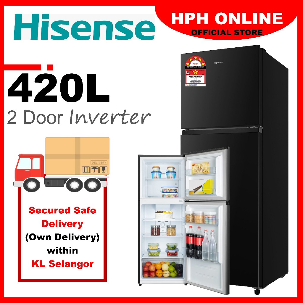 Hisense 200l 420l 2 Door Inverter Fridge Refrigerator Rt208n4asn Rt218n4abn Rt286n4abn 7758