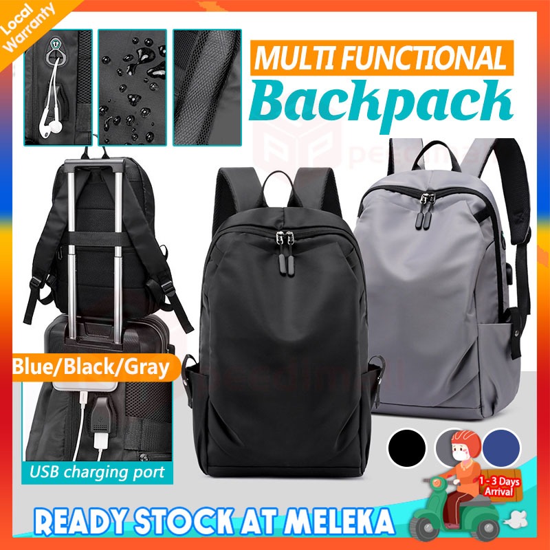 Large Capacity Bagpack Student Bag Waterproof Sekolah Beg Kolej School ...