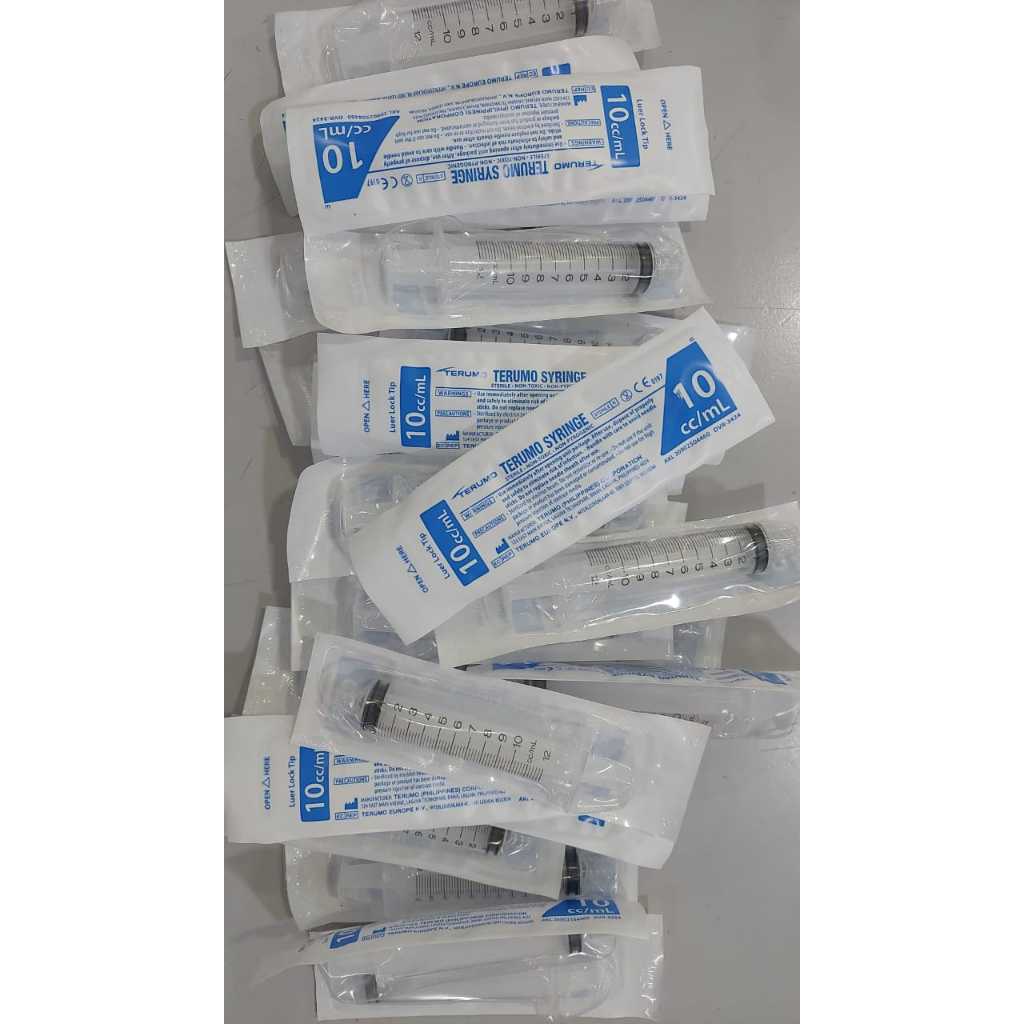 TERUMO SYRINGE 10ML LUER LOCK 1'S