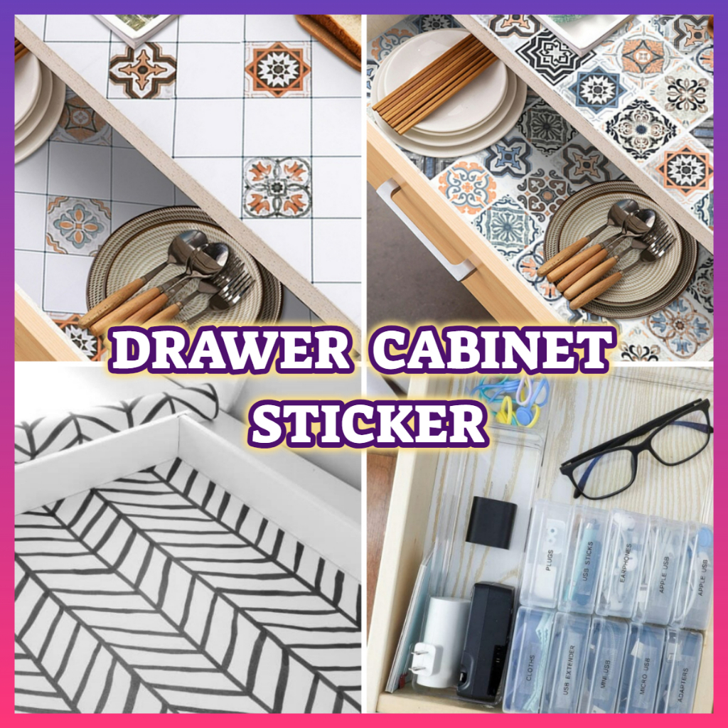 Kitchen cabinet pad paper drawer moisture-proof cabinet waterproof oil ...