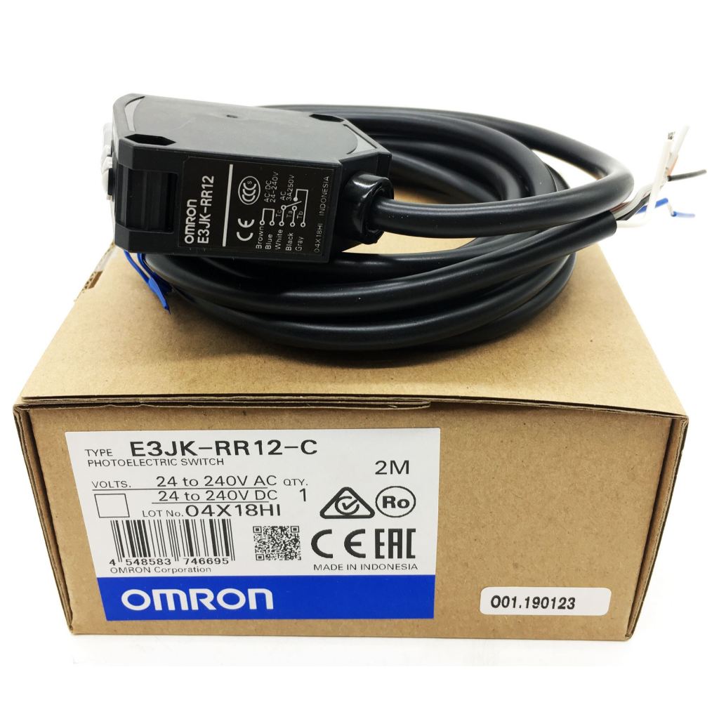 OMRON E3JK-RR12-C 2M OMI Photoelectric Switch | Shopee Malaysia