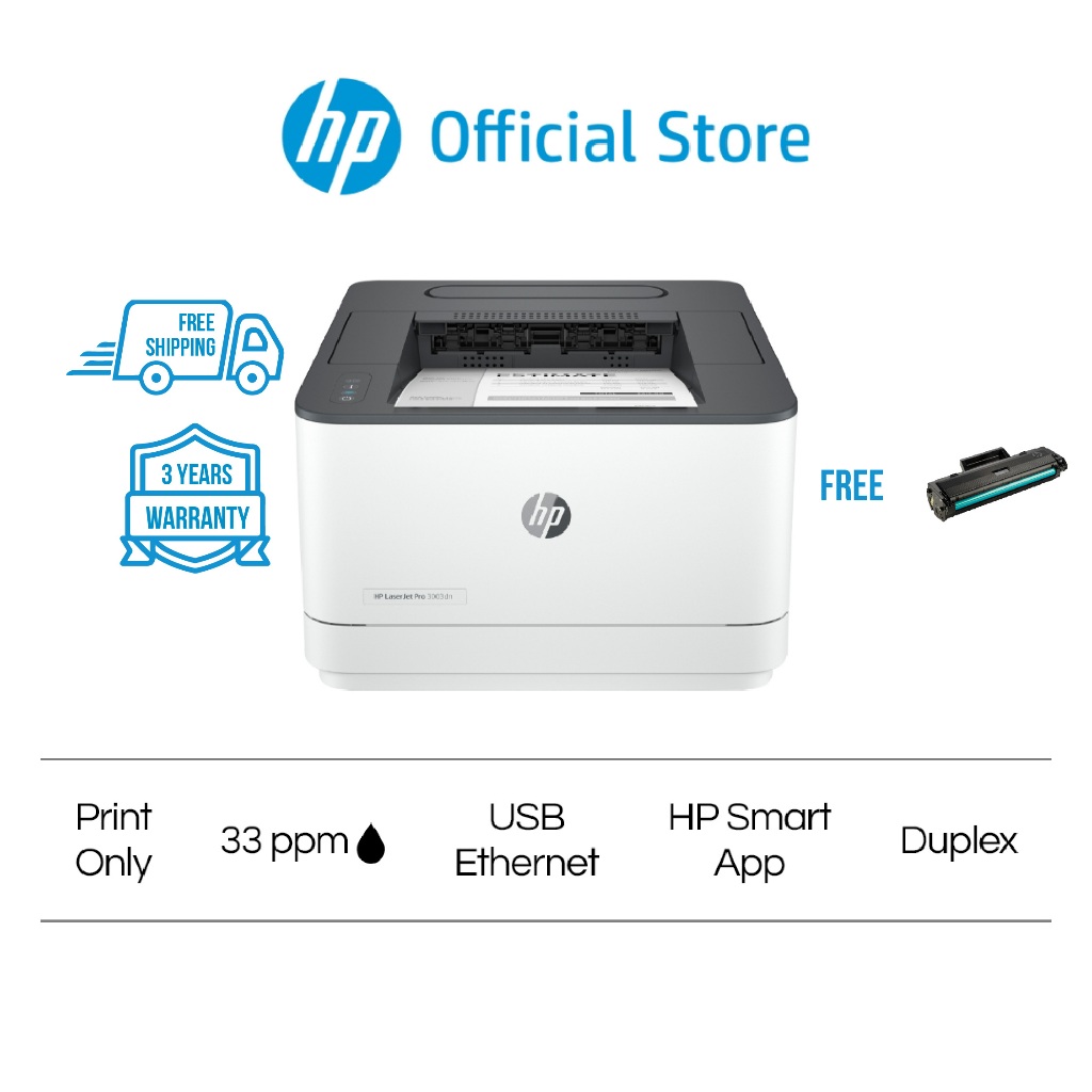 HP LaserJet Pro 107a/107w/M211d/M211dw/3003dn/3003dw Printer | A4 Print ...