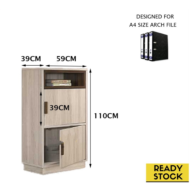 TIRA 2 Door Arch File Cabinet Filing Cabinet Office Cabinet Storage ...