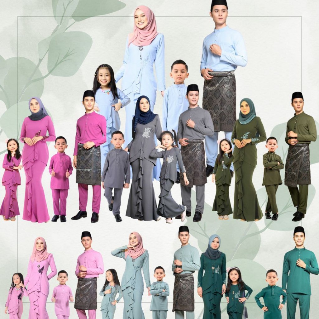 BAJU RAYA SEDONDON 2024 BAJU KURUNG MODEN | Shopee Malaysia