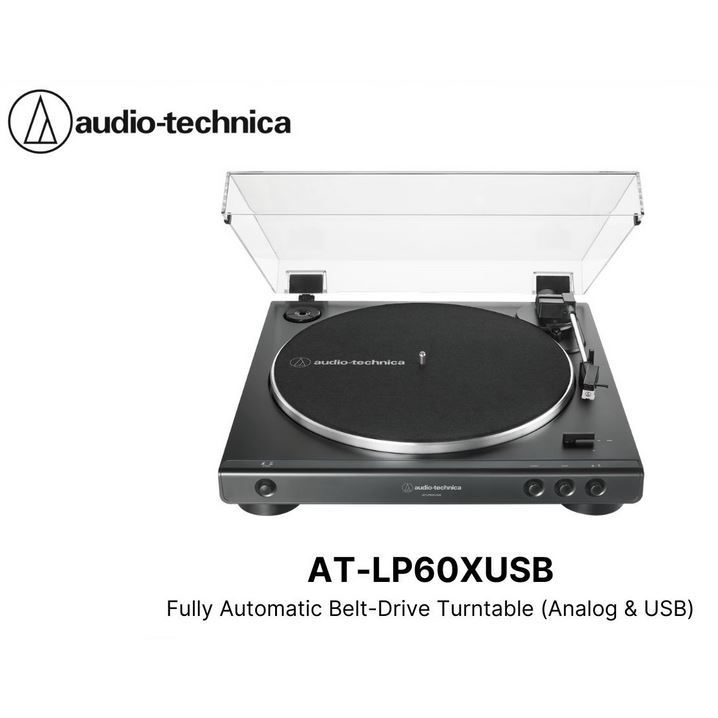 AudioTechnica ATLP60XUSB Fully Automatic BeltDrive Turntable (USB