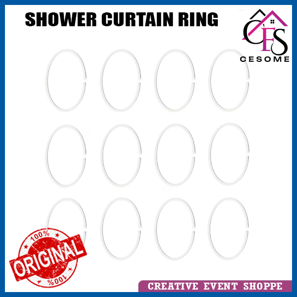 IKEA 💯Original ikea HASSJON Shower Curtain Ring Gelung Tirai Bilik