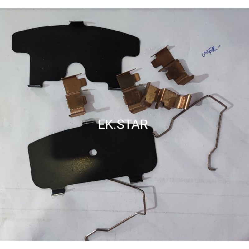 KIA SPECTRA citra kia carens 2 rear disc brake clip brak pad clip brake ...