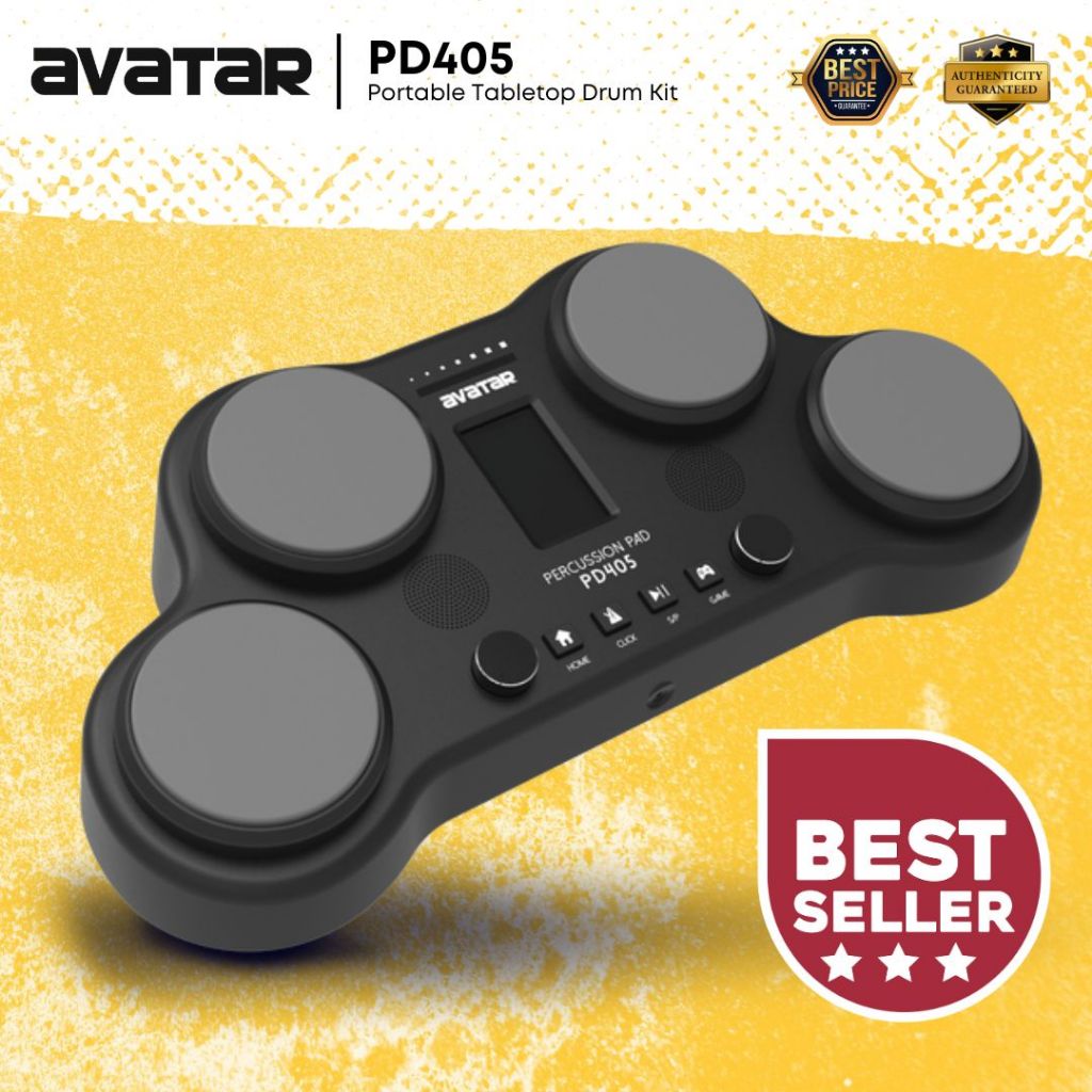AVATAR PD405 Portable Tabletop Drum Kit / Percussion Pad ( PD405 / PD