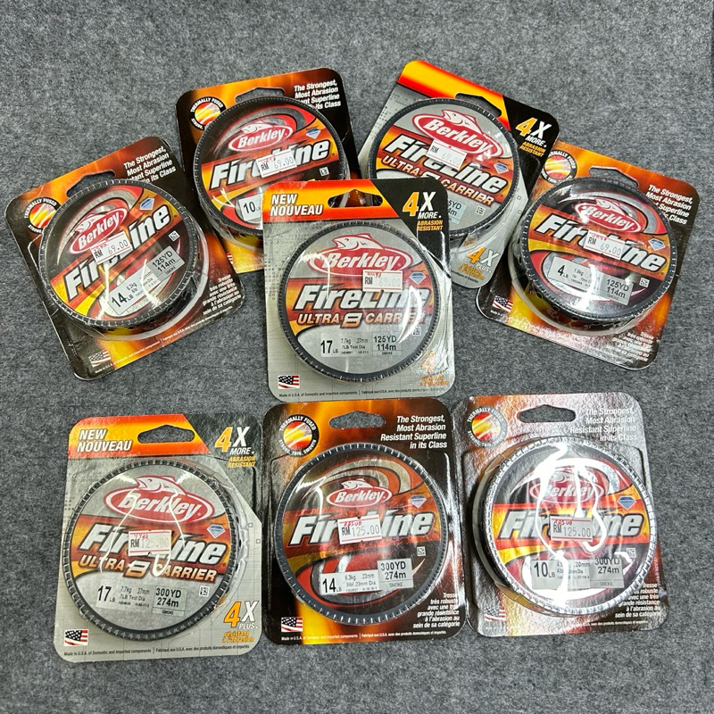 Berkley Fireline Original Braided Line 125YD & 300YD | Shopee Malaysia