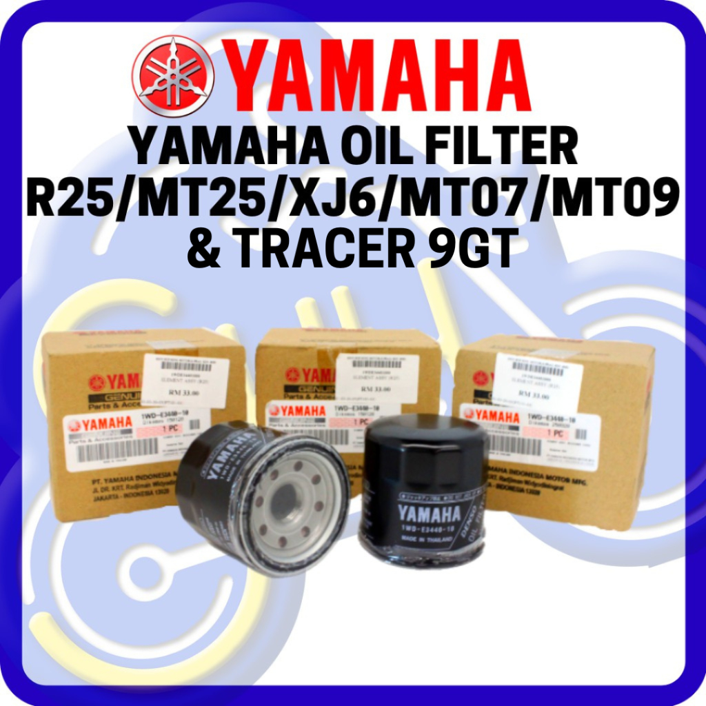 YAMAHA OIL FILTER 100% ORIGINAL HLYM YAMAHA R25 MT25 XJ6 MT07 MT09 MT ...
