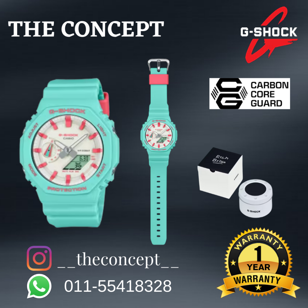 🔥100% ORIGINAL CASIO G-SHOCK X Rich Brian GA-2100RB-3A GA-2100RB
