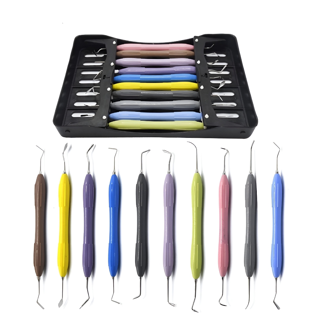 Dentistico Composito Strumenti Di Riempimento Silicone Manico - Foto 8