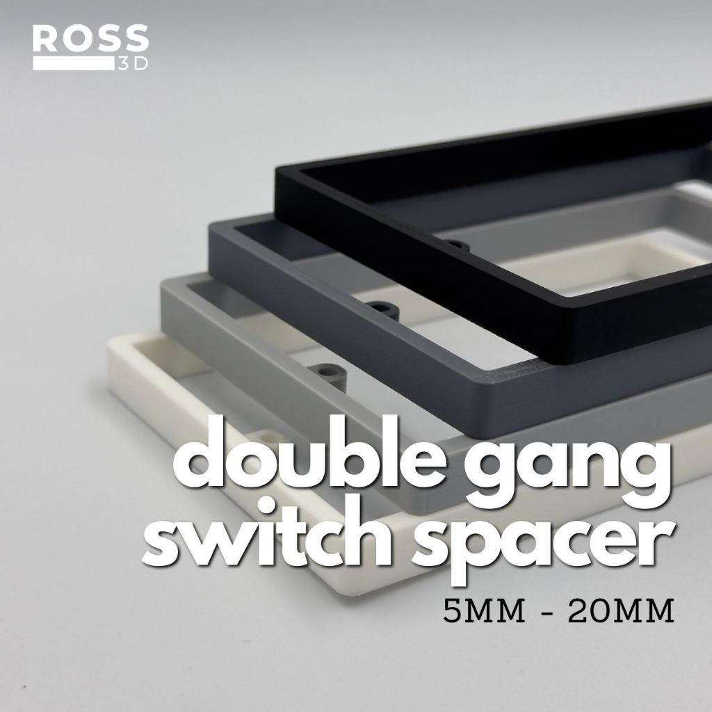 Doublegang 3x6 Switch Spacer (5mm 20mm) fits Tuya / Smartul / Normal