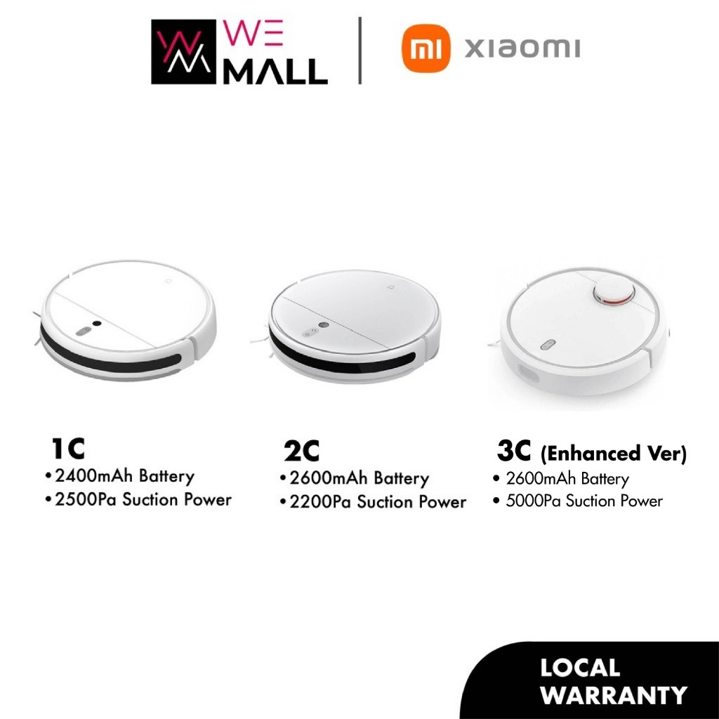 Xiaomi Smart Robot Vacuum Cleaner 1C 2C 3C Mop 2 G1 Floor Sweeping
