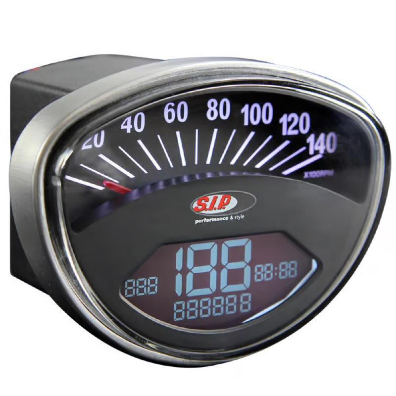 Speedometer/Rev Counter SIP 2.0 (hitam) 50000630 | Shopee Malaysia