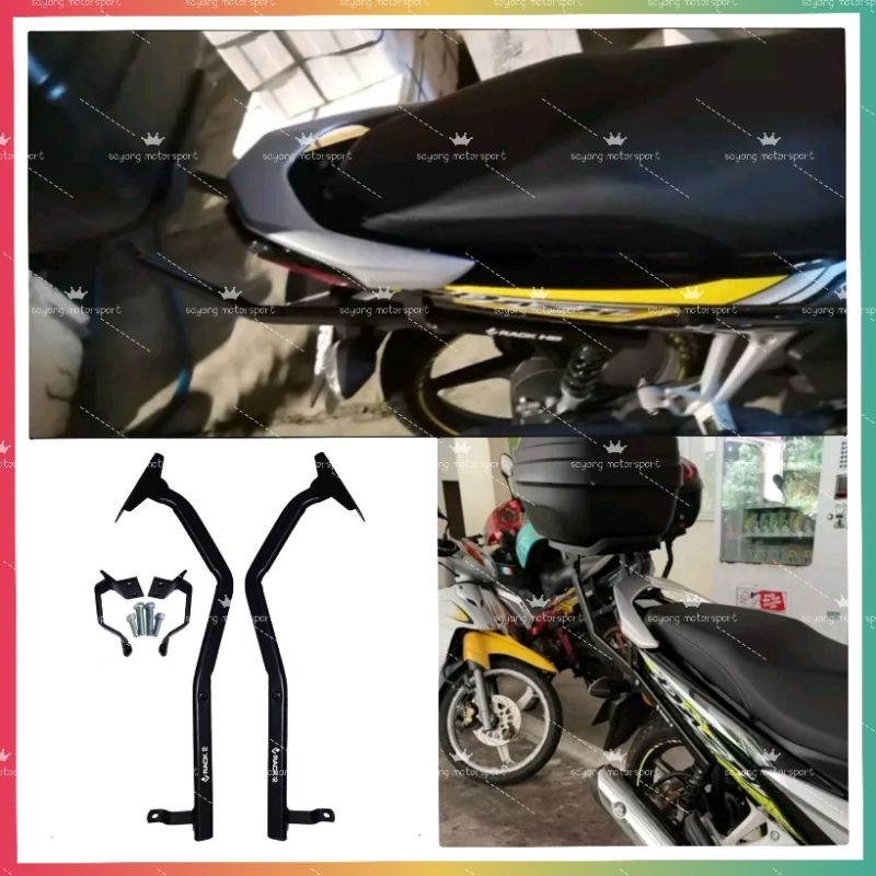 HONDA TAPAK J TOP BOX RACK WAVE 110 125 RS DASH 125 MONORACK WAVE 110 ...