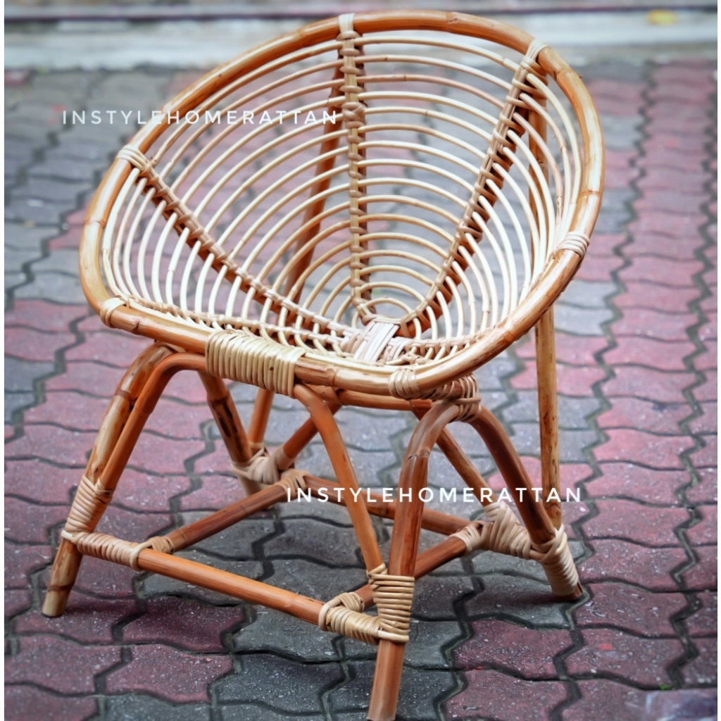 Rattan chair shopee deals
