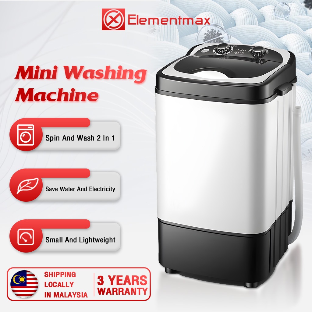 Washing Machine Mute Save Energy Automatic Small Washing Machine 8KG ...