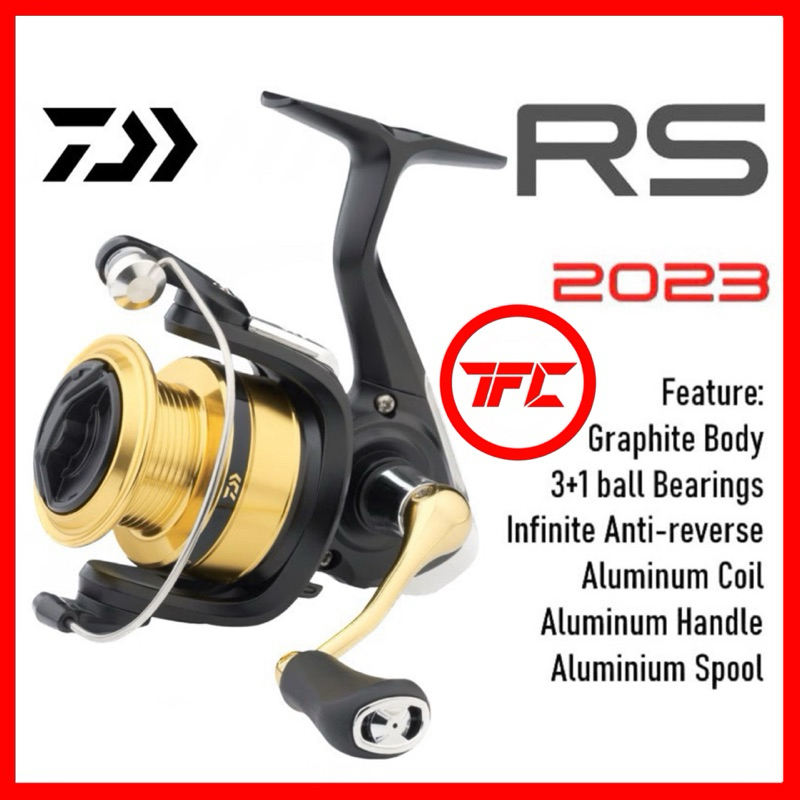 2023 New Daiwa RS Spinning Fishing Reel 23' | Shopee Malaysia