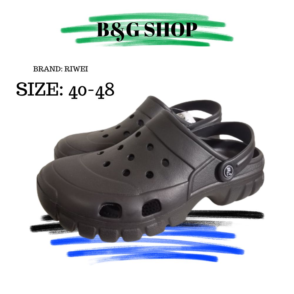 Size40 48 Riwei Extra Size Lightweight Waterproof Clogs Crocs 86007