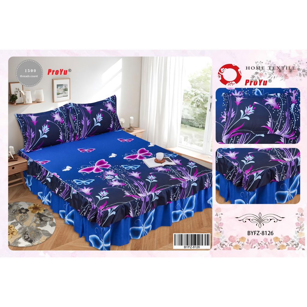 PROYU High Quality CADAR ROPOL 3IN1 BEDSHEET QUEEN&KING | Shopee Malaysia