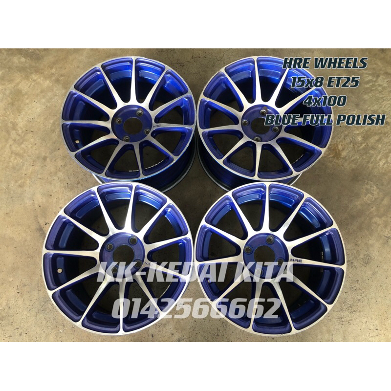 USED RIM HRE WHEELS 15 INCHI | Shopee Malaysia