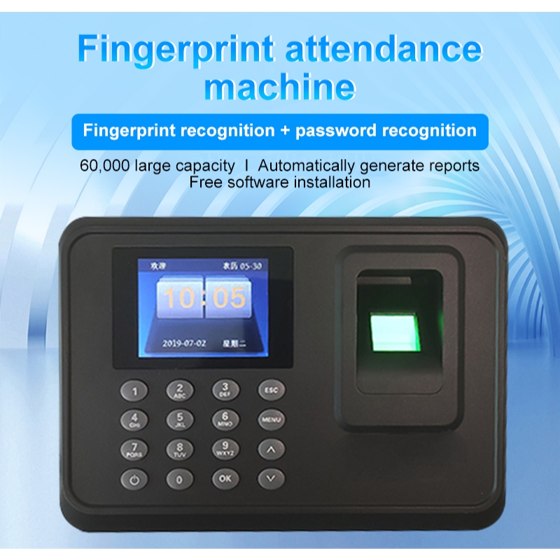 Punch Card Machine Biometric Fingerprint Attendance Punch Card Machine