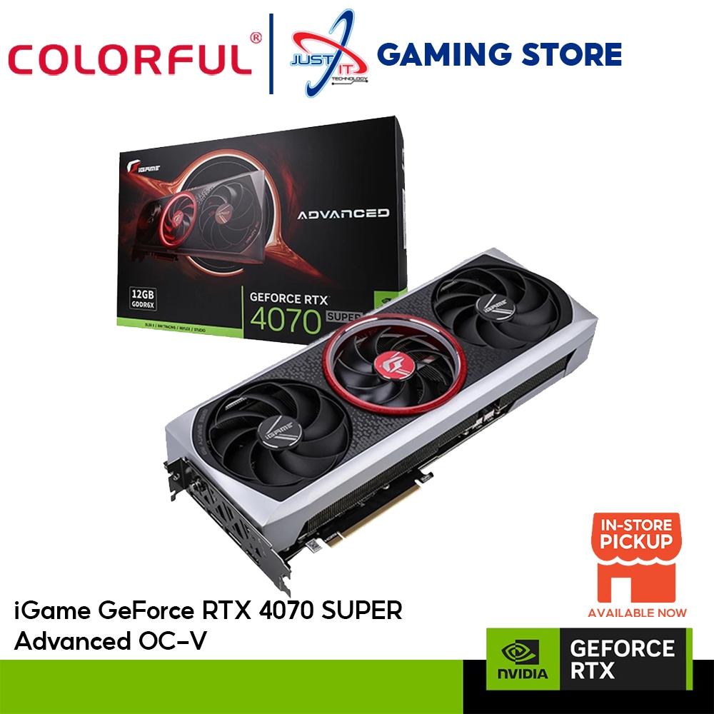 COLORFUL GeForce RTX4070 SUPER ADVANCED OC 12GB-V DDR6X GRAPHICS CARD ...