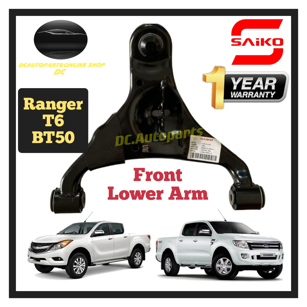 ( WARRANTY 1YEAR ) SAIKO CONTROL LOWER ARM FORD RANGER T6 T7 MAZDA BT50 ...