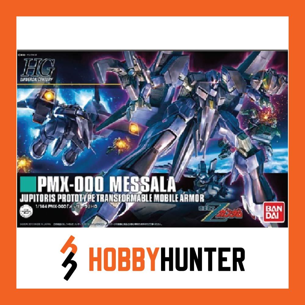 BANDAI SPIRITS HGUC Mobile Suit Z Gundam PMX-000 Messara 1/144 Scale Color-Coded pre-Plastic Model