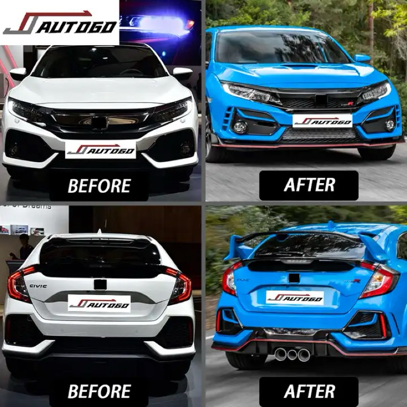 Honda Civic FK7 FK8 hatchback type R bodykit body kit front side rear ...