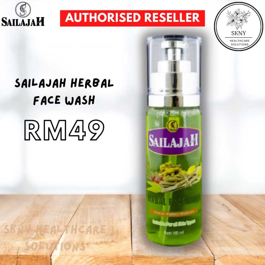 SAILAJAH Herbal Face Wash 100ml + (Buy RM100 Above Got Free Gift 🎁