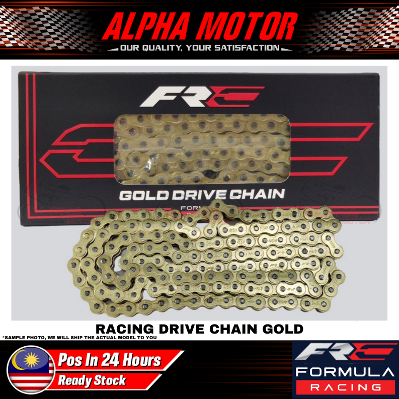 HEAVY DUTY 415-132L 428-132L FORMULA RACING FRC DRIVE CHAIN O-RING GOLD ...
