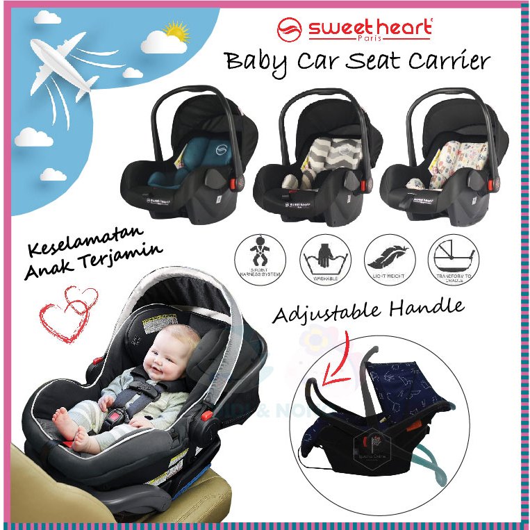 Sweetheart car seat outlet installation