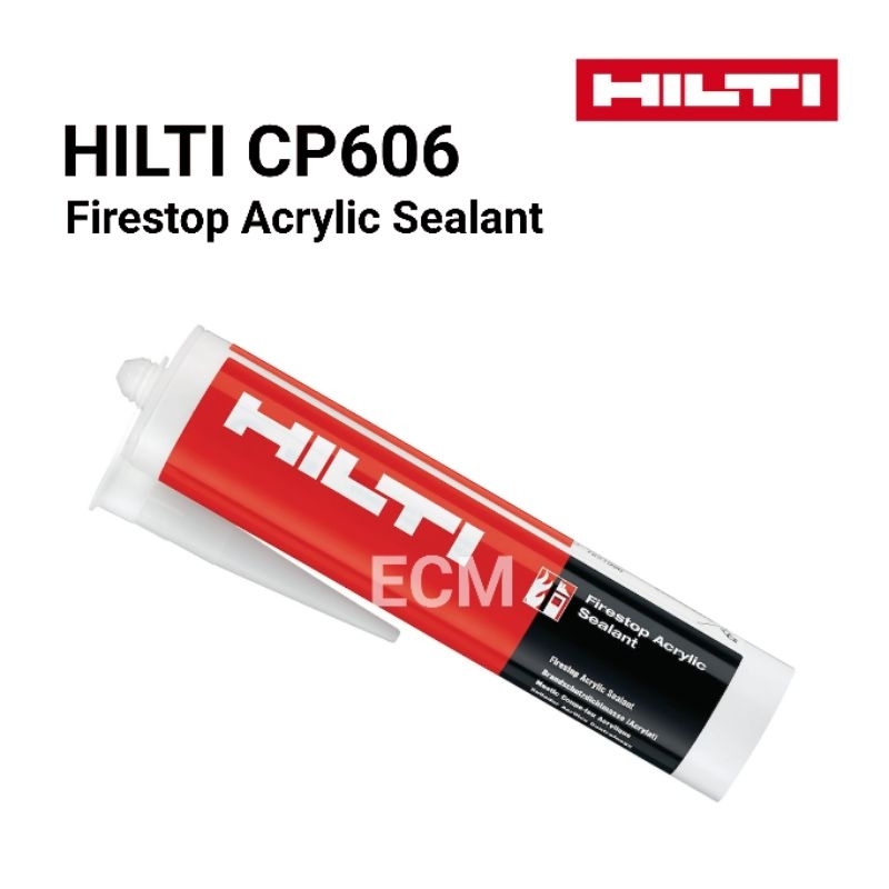 HILTI CP606 FIRESTOP ACRYLIC SEALANT WHITE (310ml / 580ml) Flexible