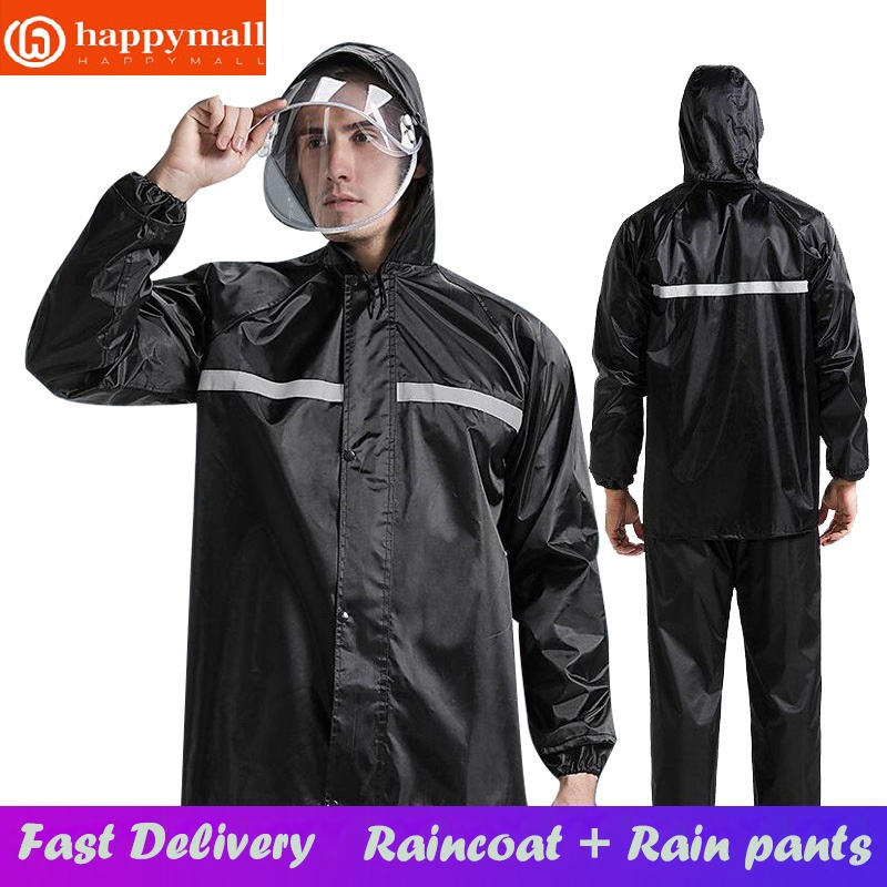 RAIN GEAR Rainoff RO-01 Raincoat Baju Hujan Rainsuit motorcycle Rain coat