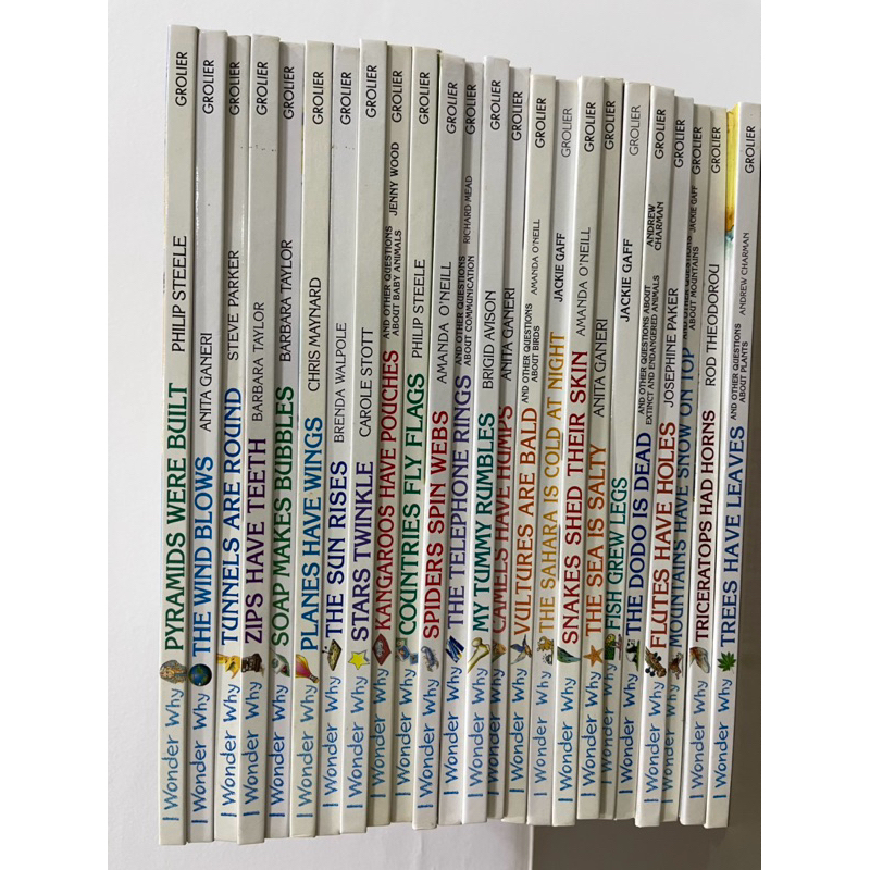 Grolier Books (I Wonder Why) (For 1 pcs only !!!) | Shopee Malaysia