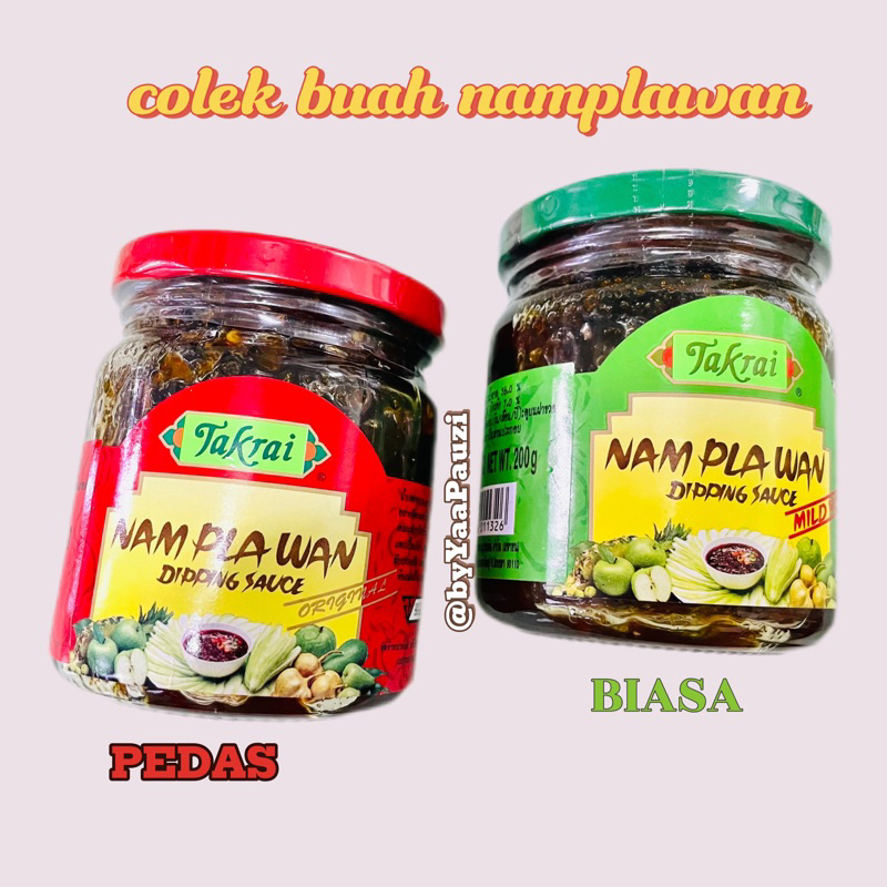 ROJAK BUAH COLEK SOS PENCICAH NAMPLAWAN TAKRAI PRODUCT OF THAILAND 215g ...