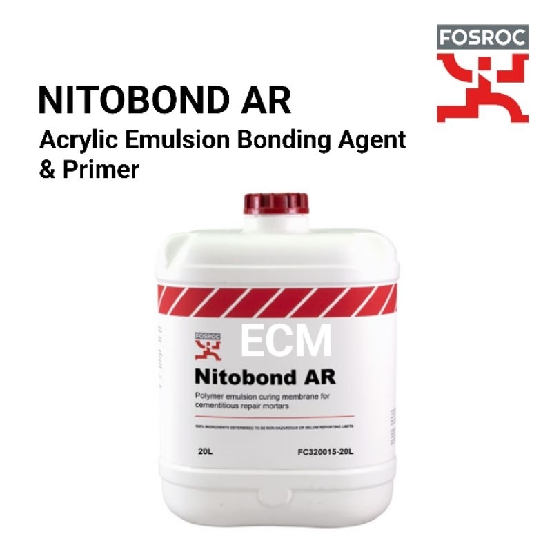 FOSROC NITOBOND AR (20L) Modified Acrylic Emulsion Bonding Agent and
